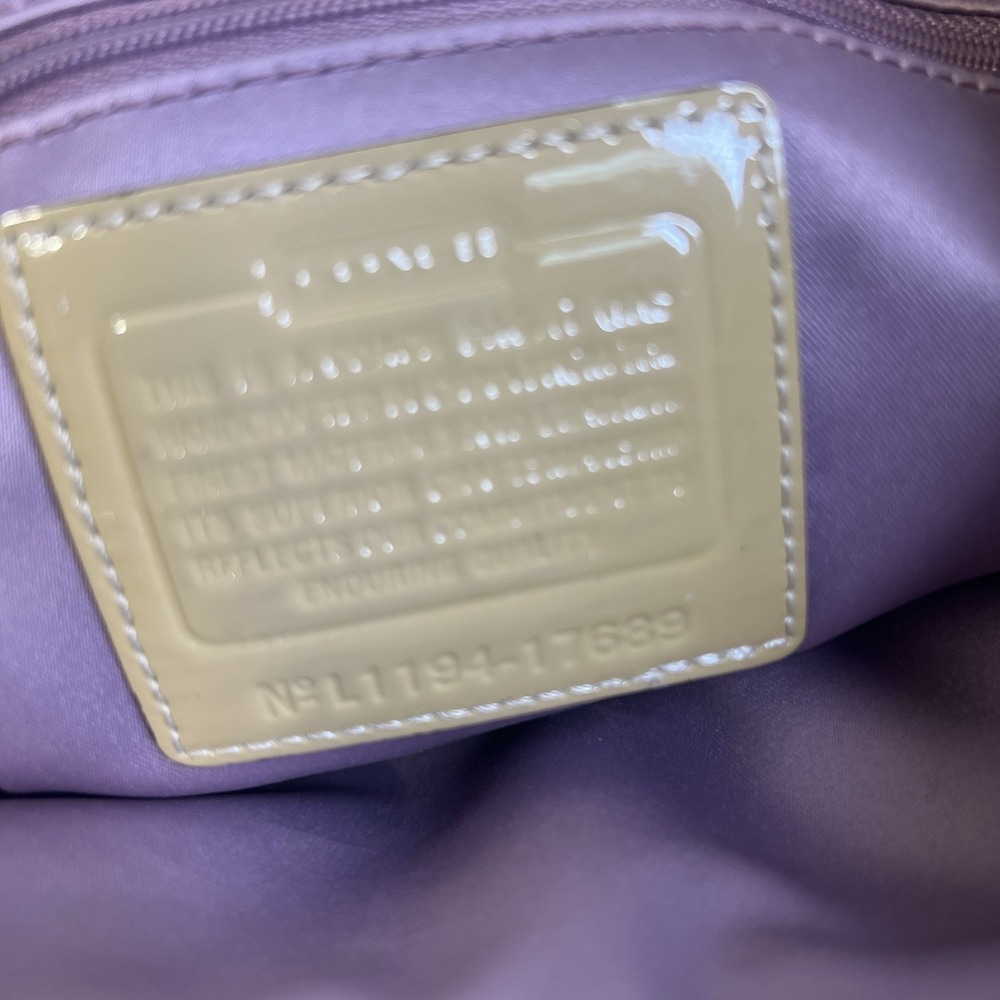 Coach Madison Op Art Signature Sateen Maggie snake Strap F17689 Shoulder Bag - Picture 10 of 15
